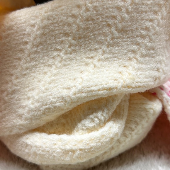 Trina Turk Pink Sprinkle and Cream Winter Beanie and Scarf Set main image 7
